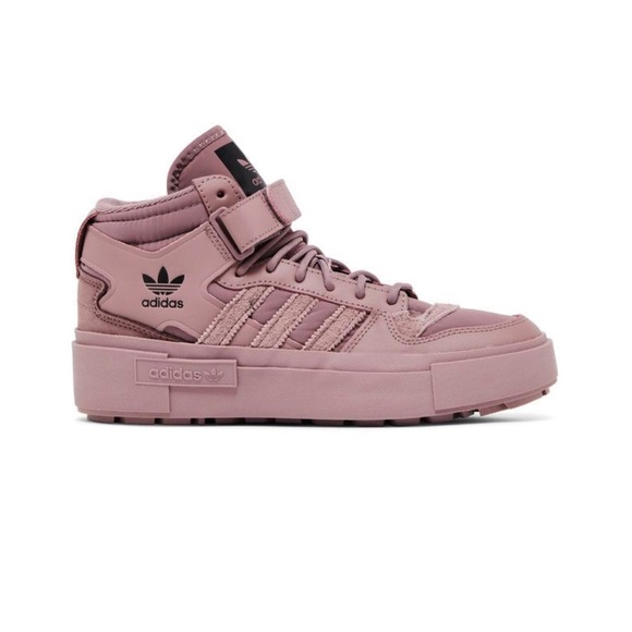 Adidas Pink High-Top Sneakers - Picture 1 of 6